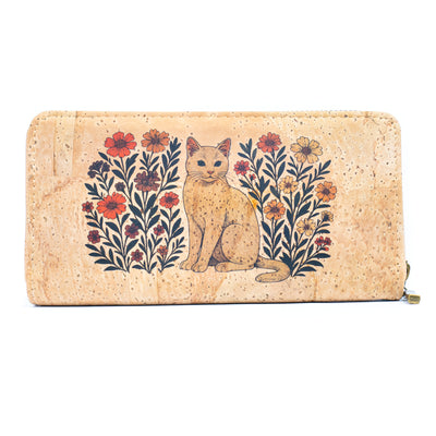 Cork Wallet with Wrist Strap – Dog, Cat, Fox & Squirrel Designs BAG-2020-ABCD