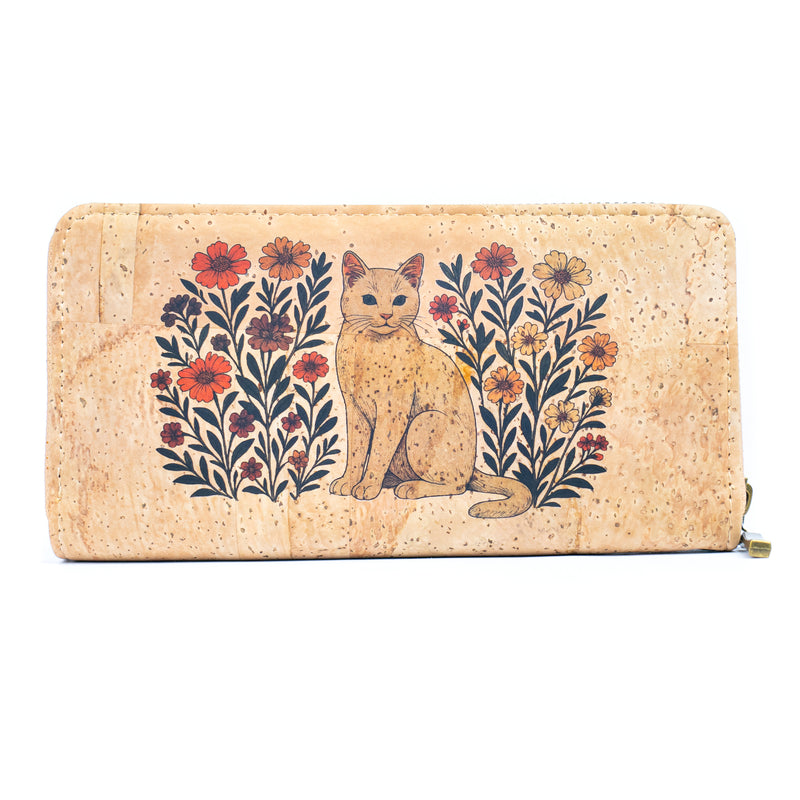 Cork Wallet with Wrist Strap – Dog, Cat, Fox & Squirrel Designs BAG-2020-ABCD
