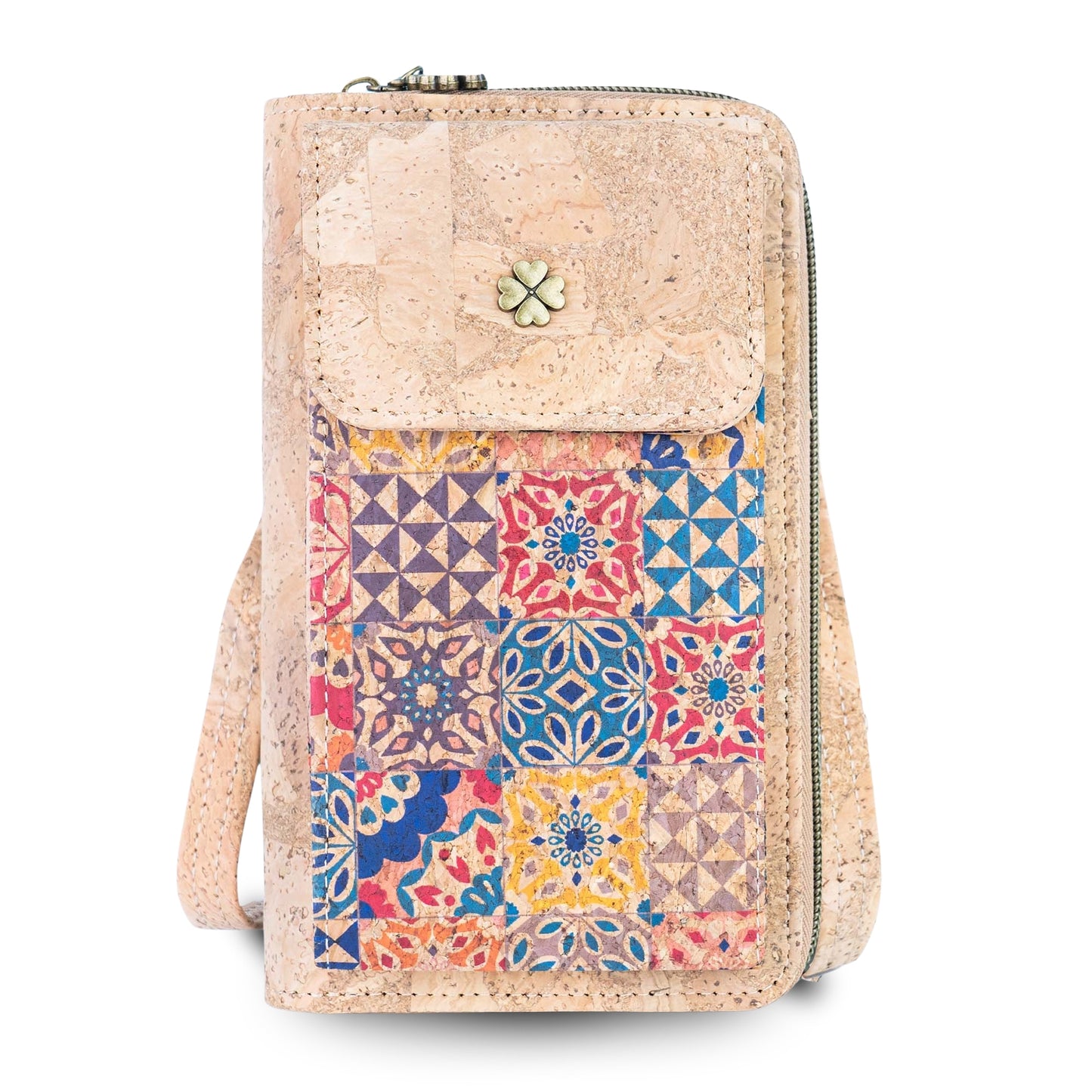 Cork Phone Bag & Wallet — Vegan & Eco-Friendly | 6 Prints
