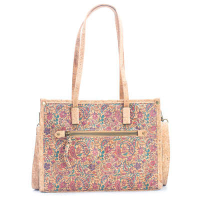 Natural Cork Women's Tote Bag with Shoulder Strap summer BAG-019