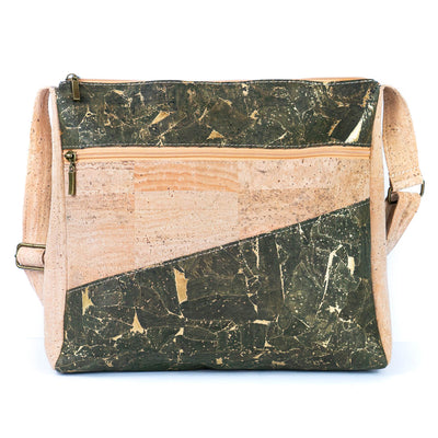 Natural cork zipper handbag crossbody lady bag BAGP-010
