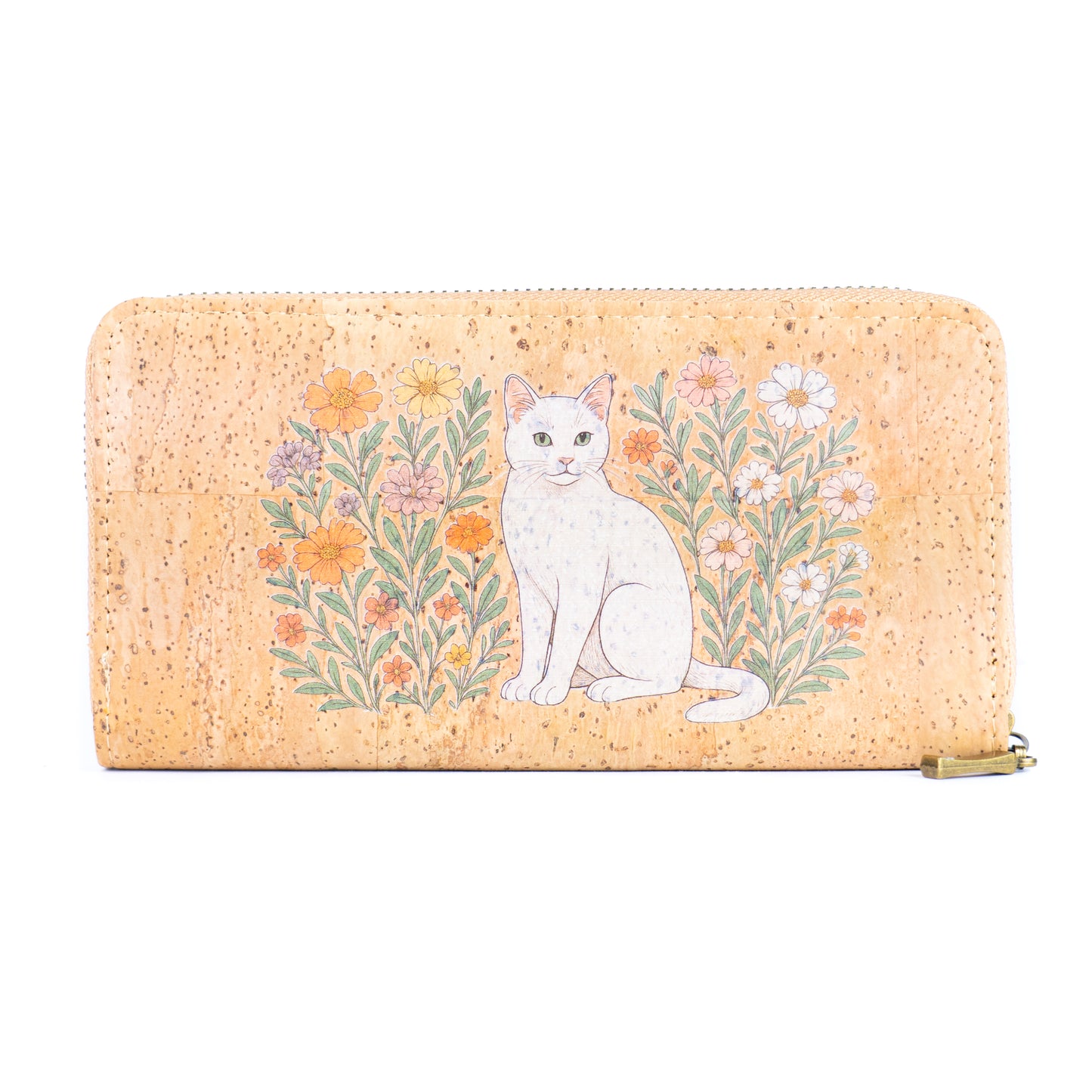 Cork Wallet with Wrist Strap – Dog, Cat, Fox & Squirrel Designs BAG-2020-ABCD