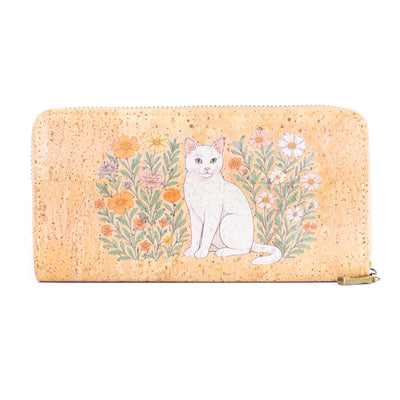 Cork Wallet with Wrist Strap – Dog, Cat, Fox & Squirrel Designs BAG-2020-ABCD