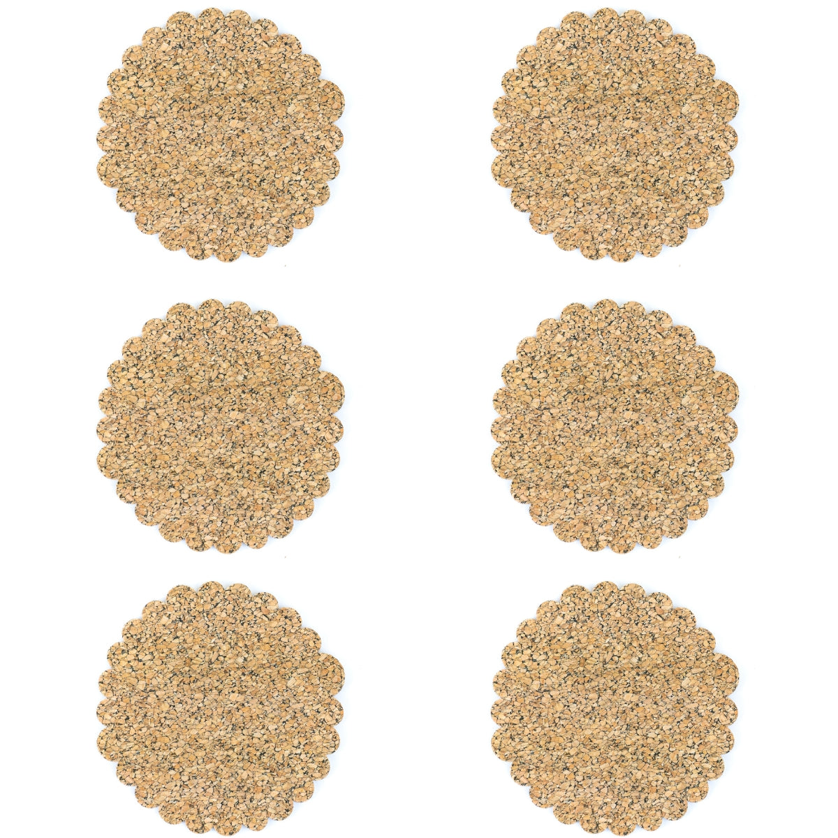 Cork Cup Coasters – Natural Collection  L-1155 (6 UNITS)