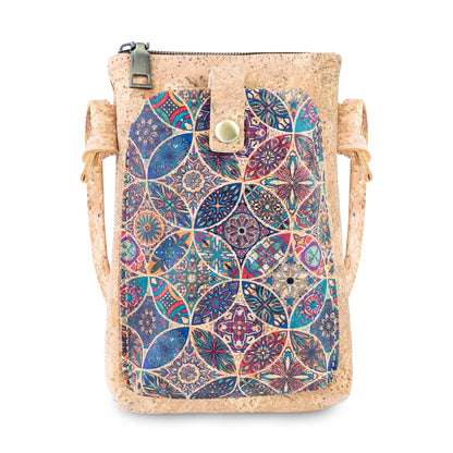 Cork Phone Crossbody Bag with Front Pocket BAGD-649