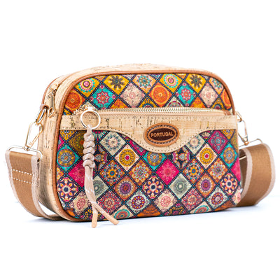 Printed Cork Women's Shoulder Bag BAGD-582