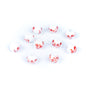 10pcs 2mm round leather Antique ceramic beads  jewelry supplies jewelry finding D-5-2-4（Small）