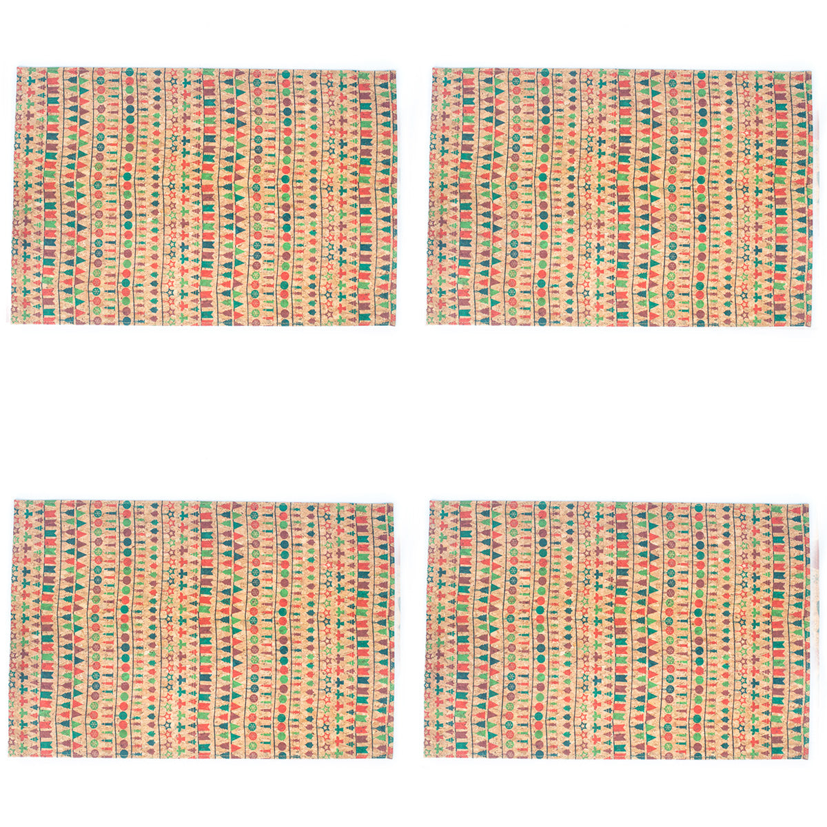 Cork Holiday Placemat 43X29 cm  (4units） L-865