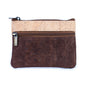 Minimalist Cork Coin Purse with Dual Zippers BAG-2354