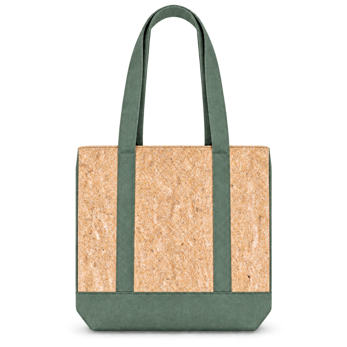 Cork Terra Contrast Cotton Tote Bag — BAG-2415