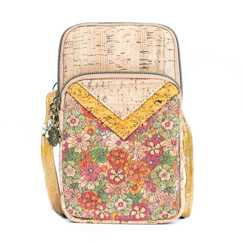 Flash Sale-Cork Patchwork Embellished Women&