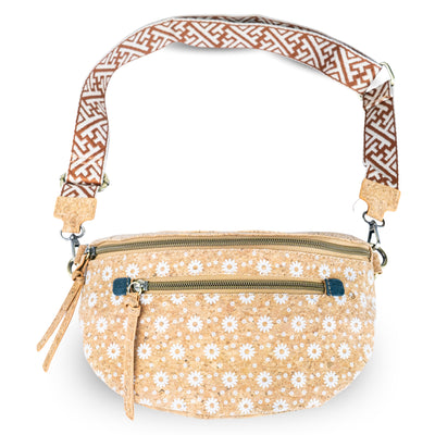 Cork Fanny Pack Shoulder Bag – Mosaic & Floral Patterns BAGD-615