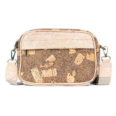 Men's Cork and Coffee Grounds Crossbody Bag BAG-2343