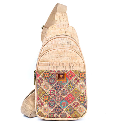 Printed Cork Women's Chest Bag Sling Bag BAG-541