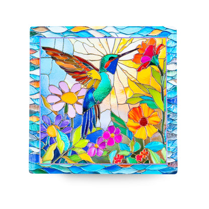 Embossed Ceramic Tile Coasters with Cork Backing L-1135-12（12units）