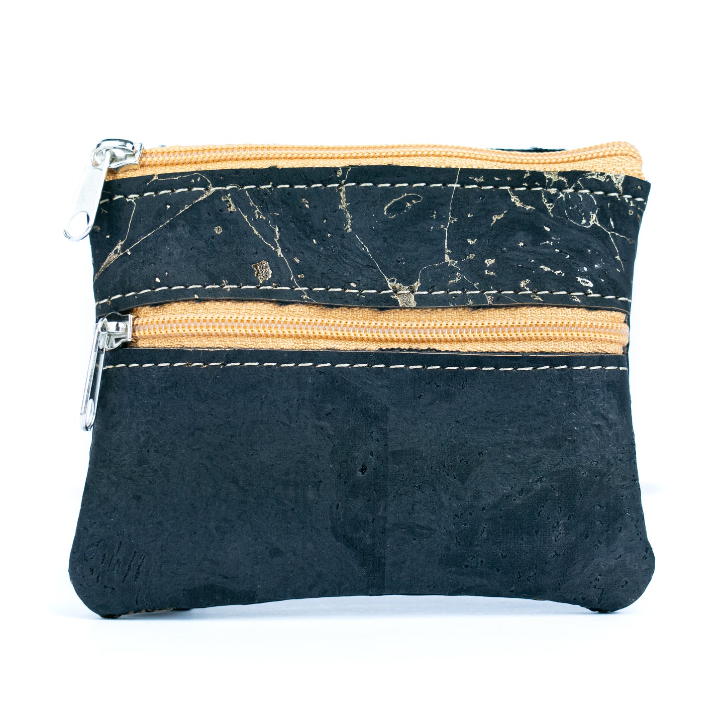 Eco-Friendly Cork Coin Purse with Dual Zippers BAGP-332(5units)