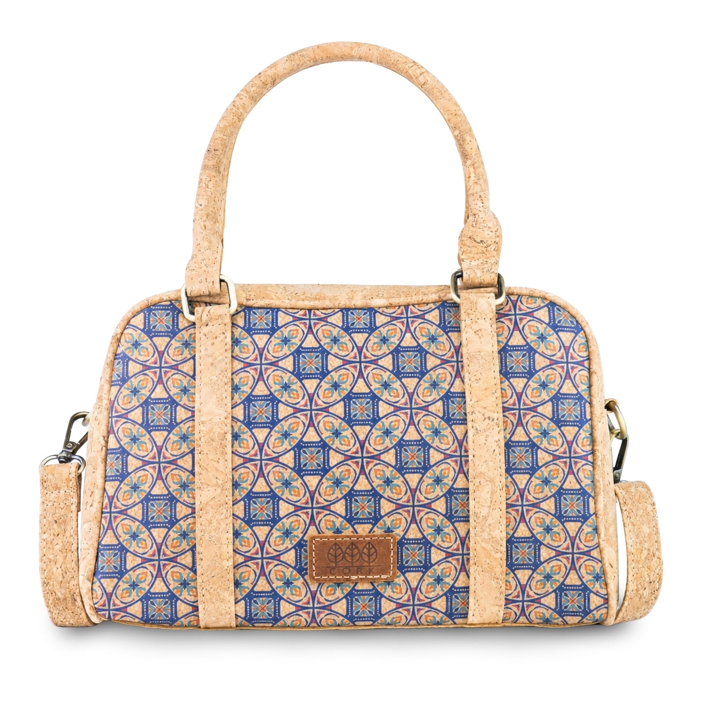 Cork Handbag & Crossbody Bag – Top Handles, Adjustable Strap BAGD-651