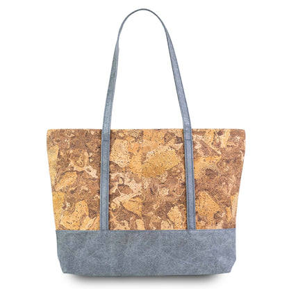 Cork & Washable Paper Tote Bag for Women — Cork Shoulder Bag