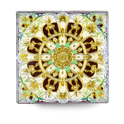 Mandala Ceramic Coasters with Cork Backing L-1138-12
