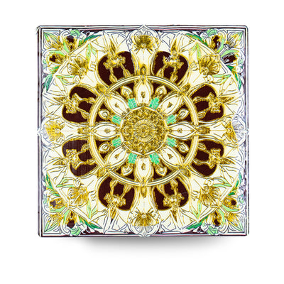 Mandala Ceramic Coasters with Cork Backing L-1138-12