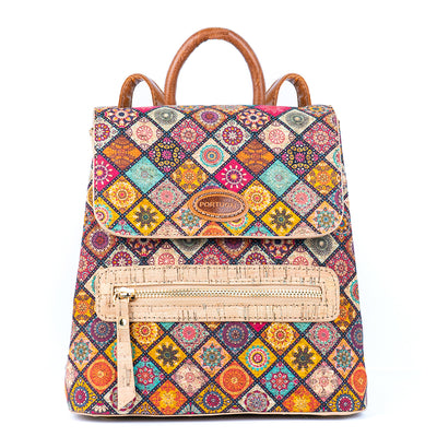 Printed Cork Women’s Backpack BAGD-577