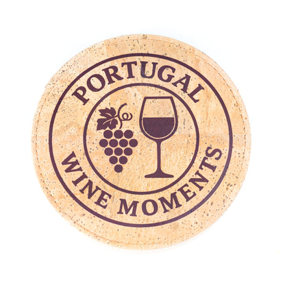 Cork Wine Accessory Gift Set – 4-Piece in Natural Cork Box L-1156