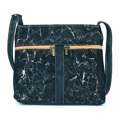 Cork Crossbody Bag with Zipper Detail BAGP-286