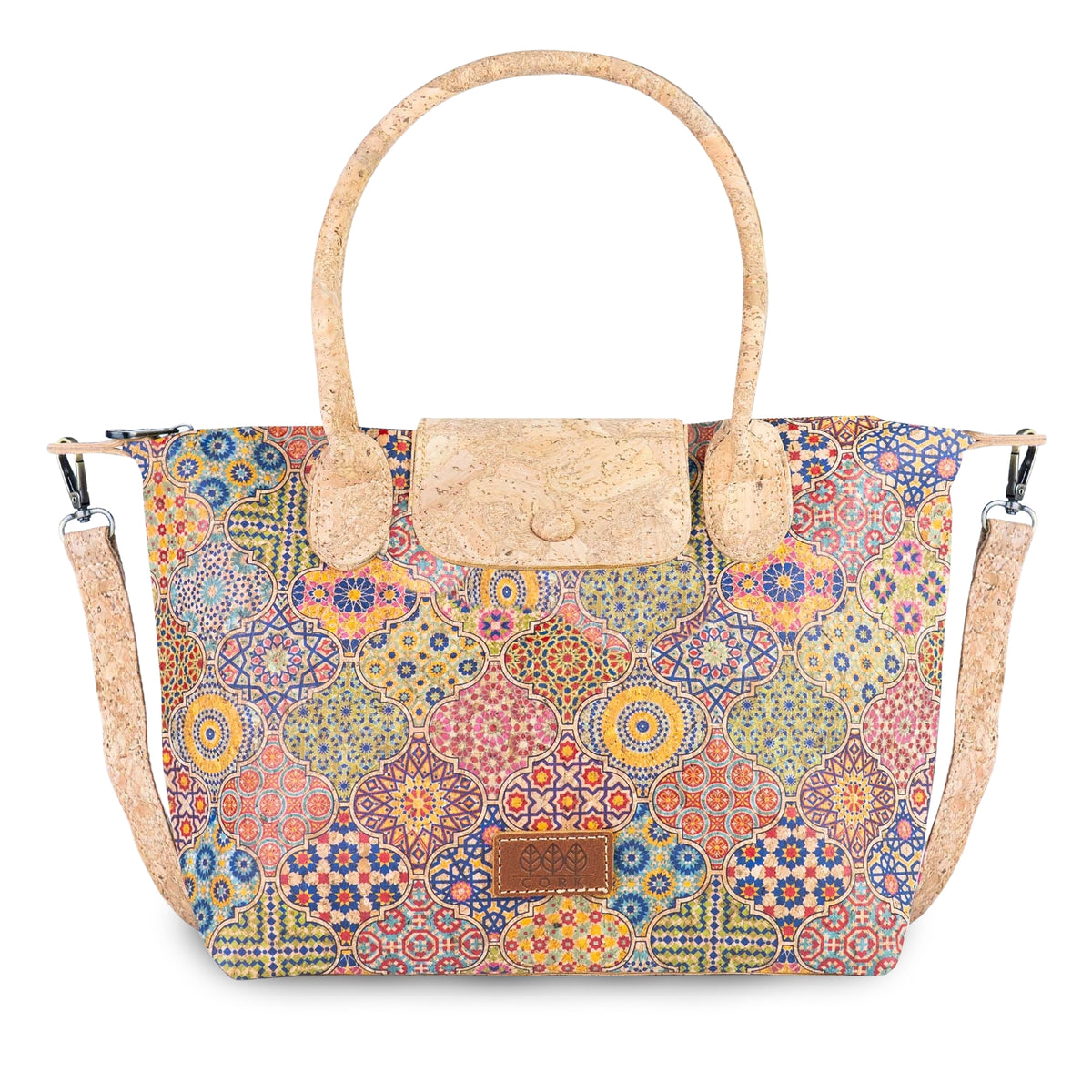 Cork Handbag with Detachable Shoulder Strap BAGD-655