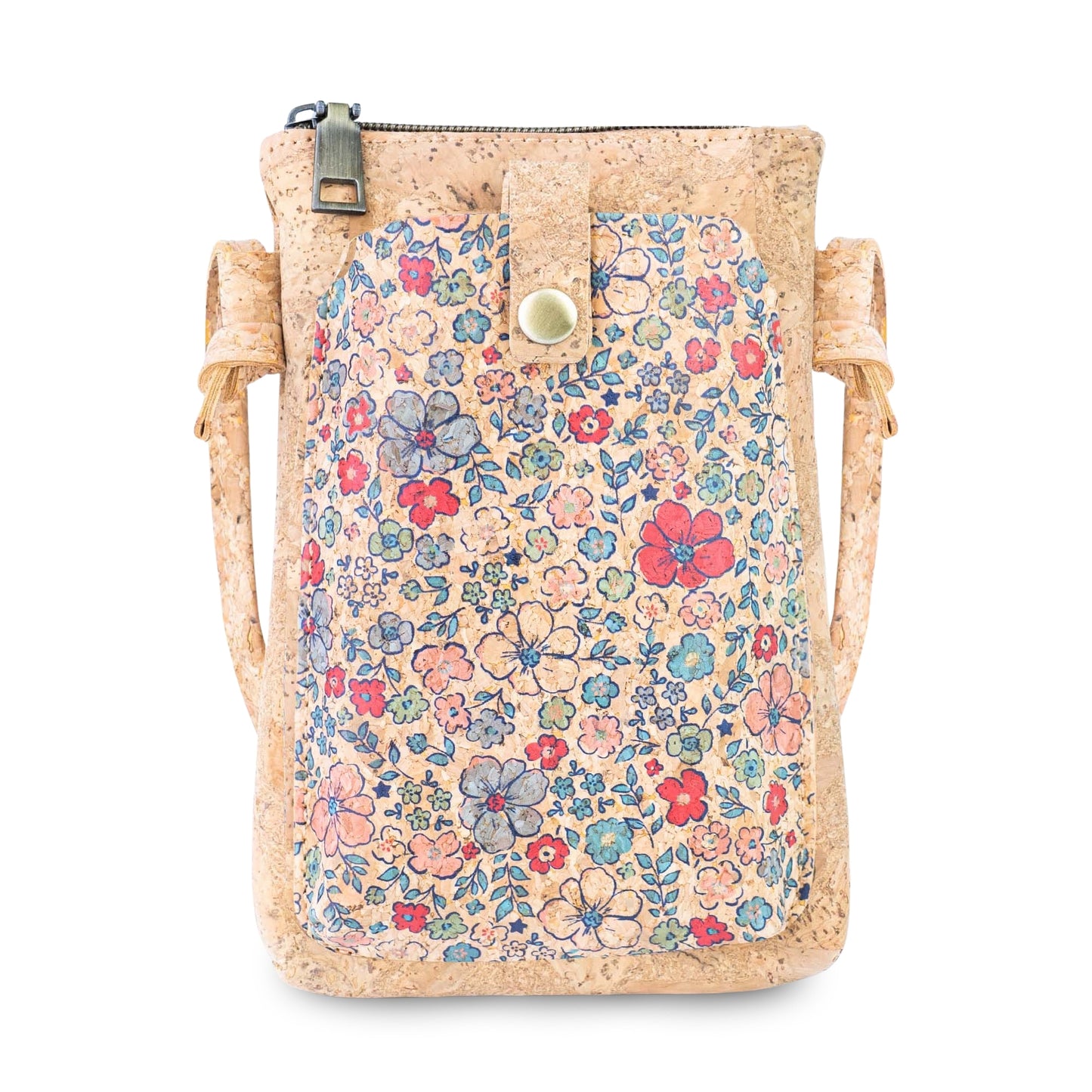 Cork Phone Crossbody Bag with Front Pocket BAGD-649