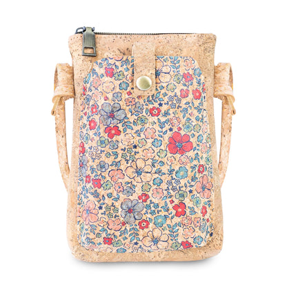 Cork Phone Crossbody Bag with Front Pocket BAGD-649