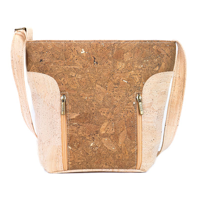 Cork Women's Crossbody Bag with Zippers BAGP-278