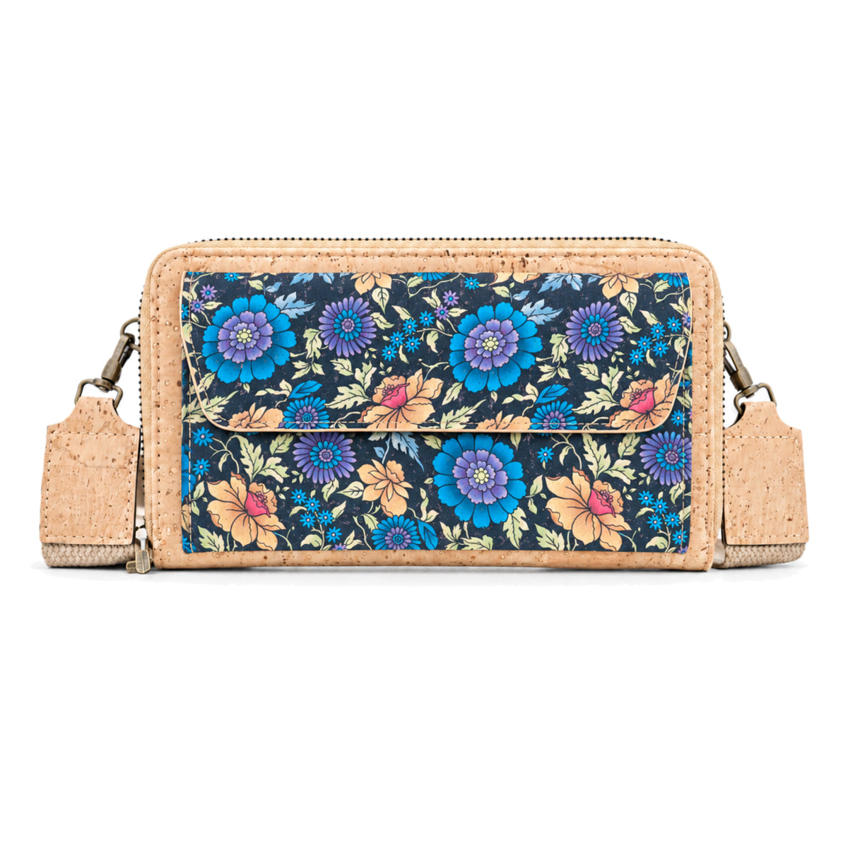 Cork Flora Crossbody Wallet Bag — BAG-2408