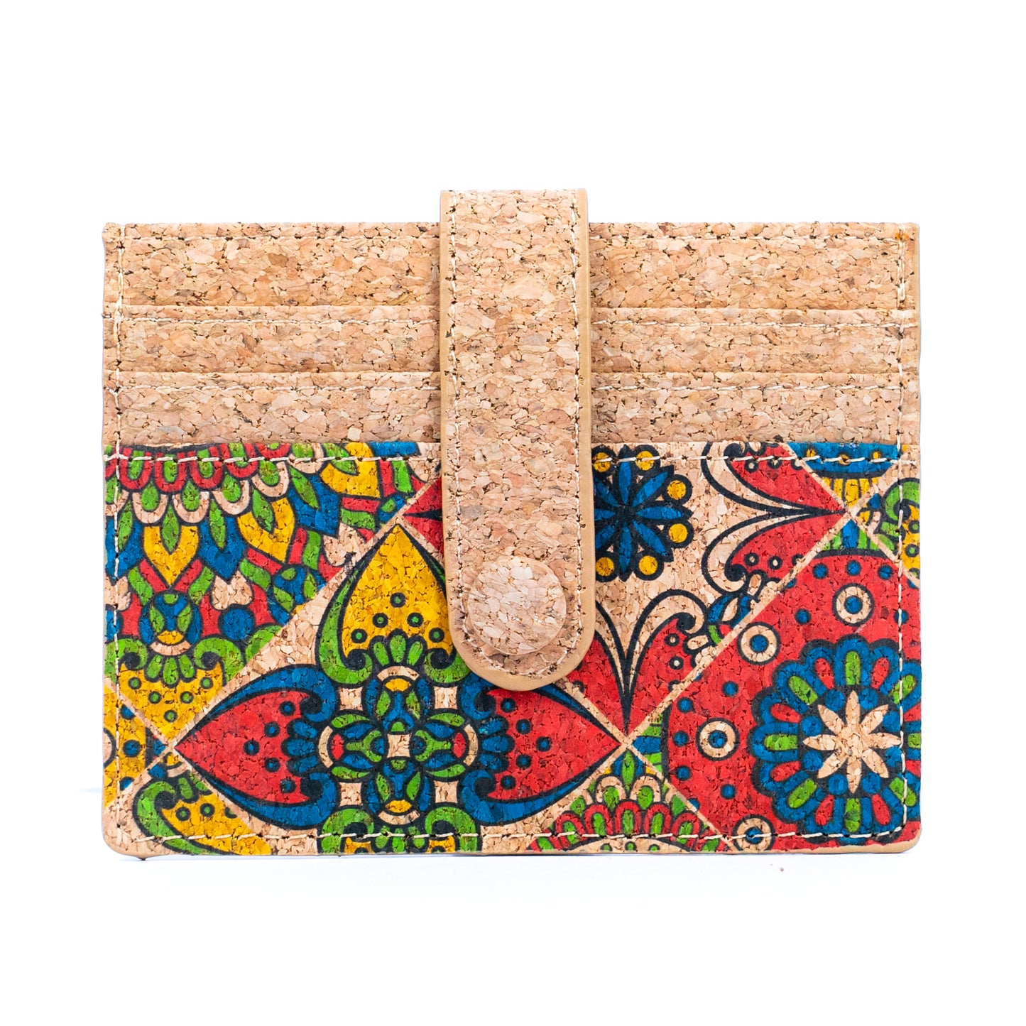 Cork Card Wallets in Diverse Patterns BAG-2309