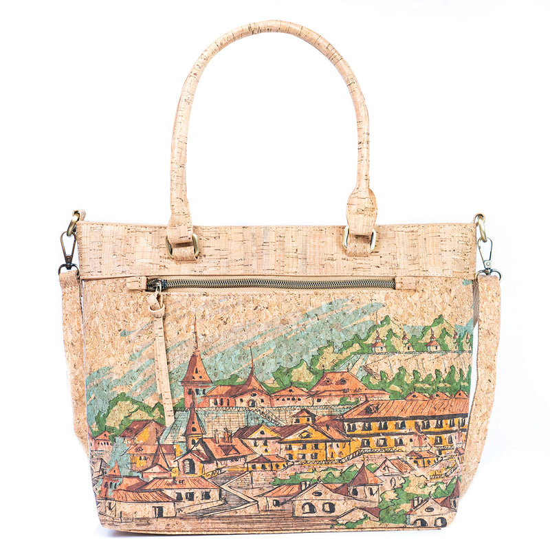 Flash Sale Printed Cork Crossbody and Handbag for Women BAGD-556