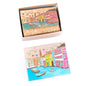 Women's Cork Wallet with City Landmarks Print BAGF-093