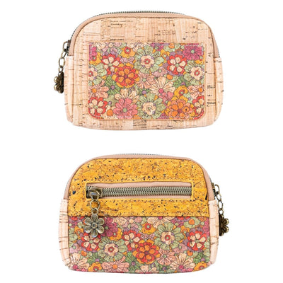 Cute Printed Cork Coin Purse for Women  BAGD-171