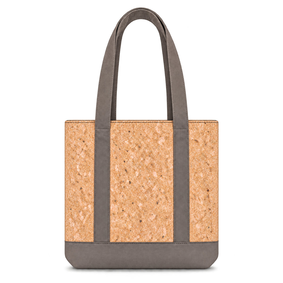Cork Terra Contrast Cotton Tote Bag — BAG-2415