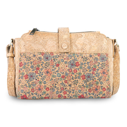 Natural Cork Multi-Compartment Crossbody Bag BAGD-657