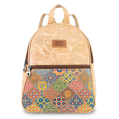 Cork Backpack with Front Zip Pocket – Adjustable Straps BAGD-650