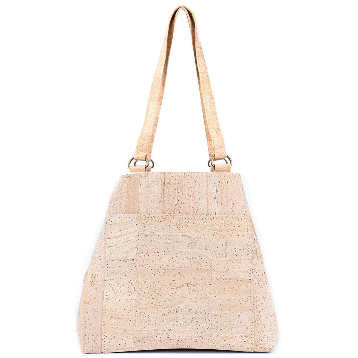 Cork Women's Tote Bag with Front Pocket BAGP-277 EF