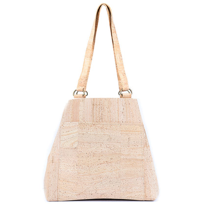 Cork Women's Tote Bag with Front Pocket BAGP-277 EF