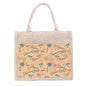Floral Cork & Jute Tote Handbag BAG-2381