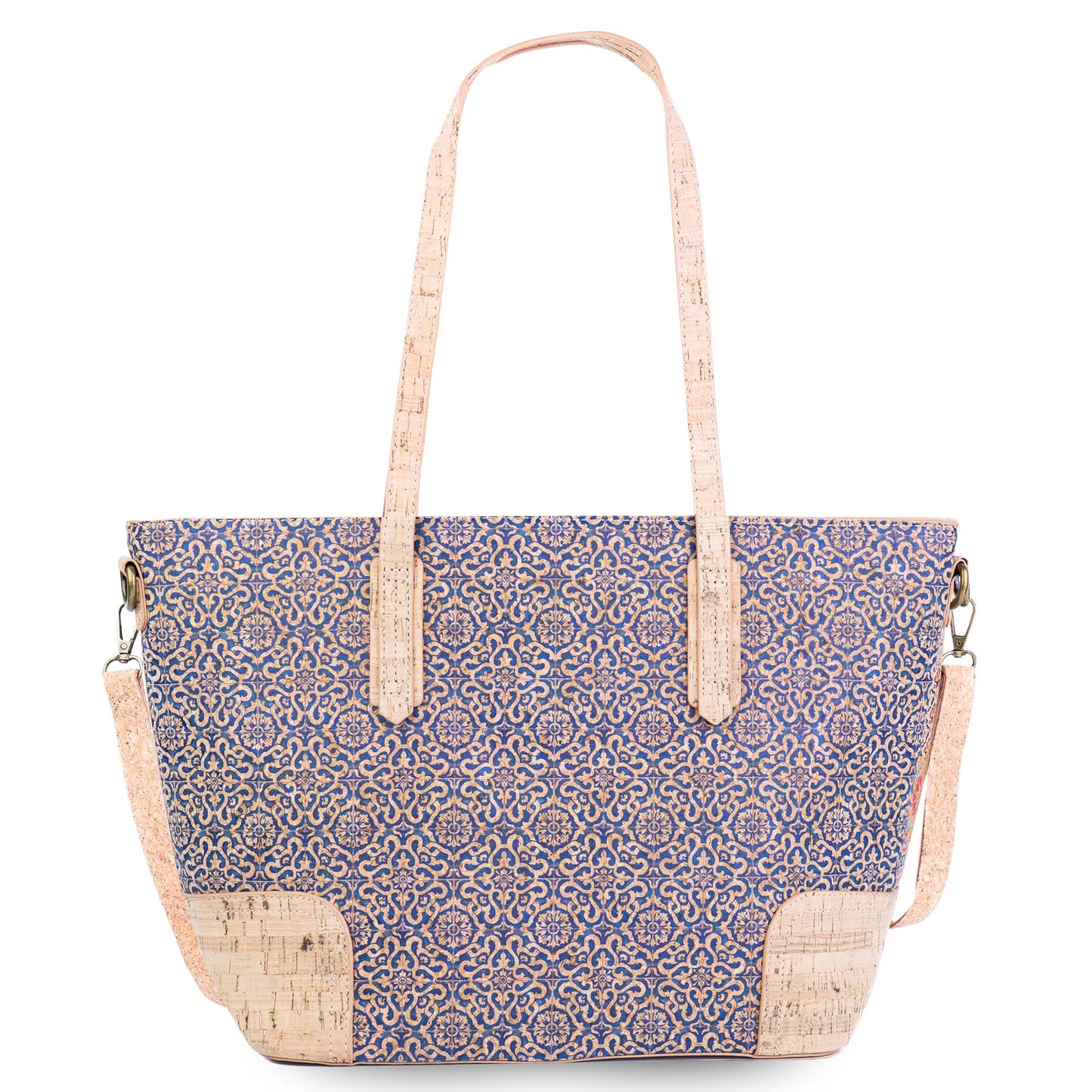 Printed Cork Tote & Crossbody Bag — BAGD-631