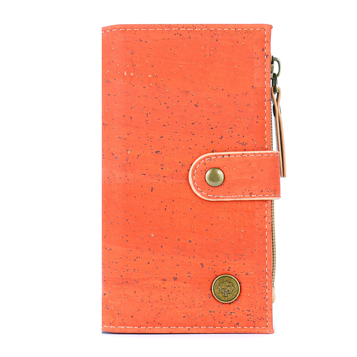Chic Solid Color Cork Women's Wallet BAG-2350