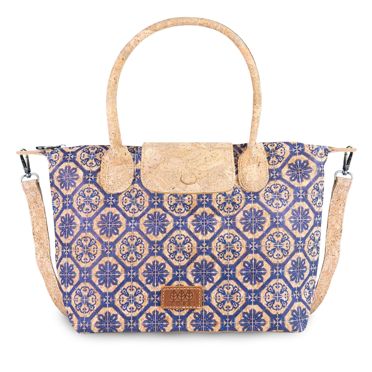 Cork Handbag with Detachable Shoulder Strap BAGD-655