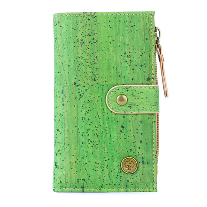 Chic Solid Color Cork Women's Wallet BAG-2350