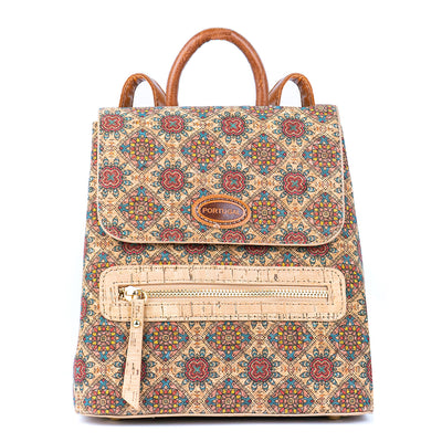 Printed Cork Women’s Backpack BAGD-577