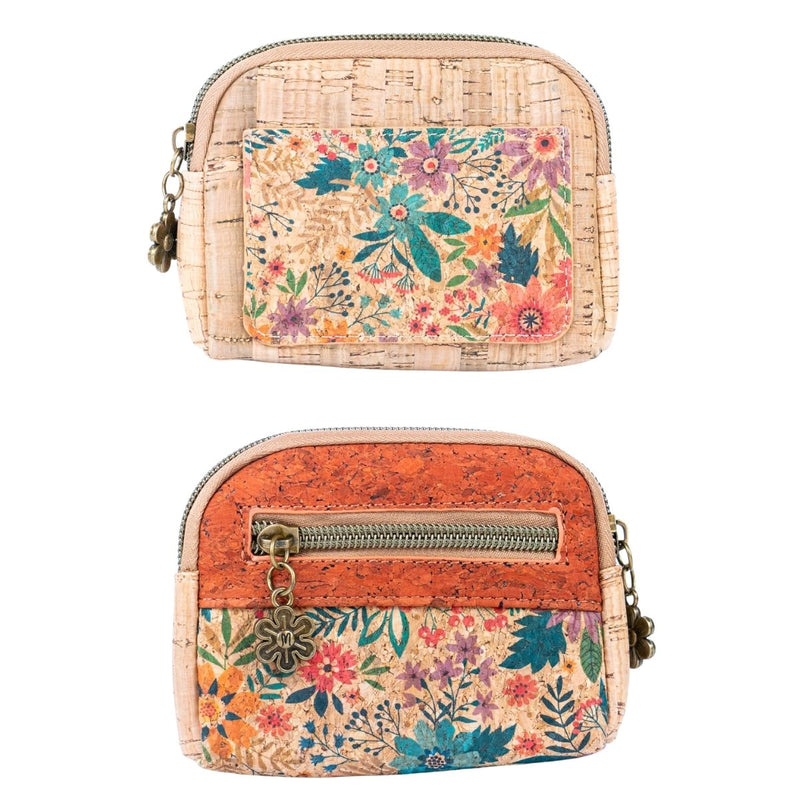 Cute Printed Cork Coin Purse for Women  BAGD-171