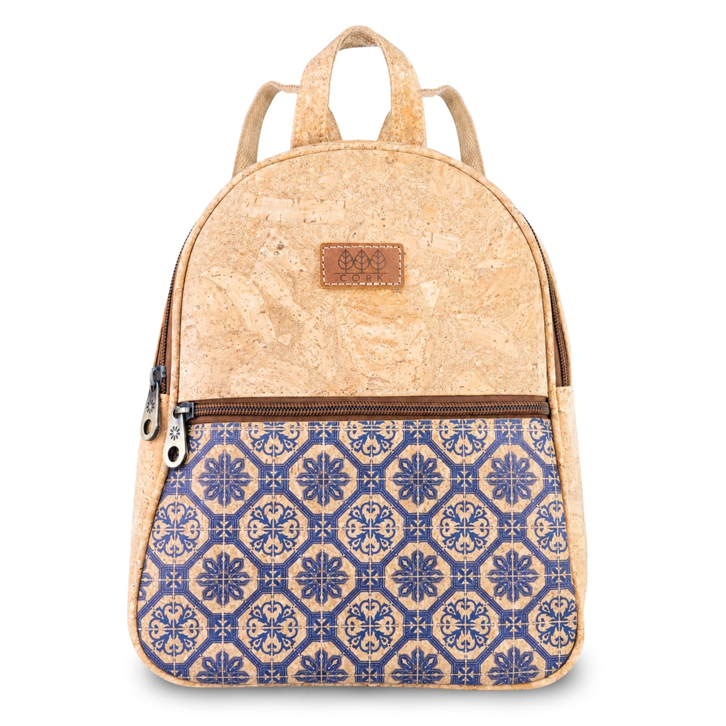 Cork Backpack with Front Zip Pocket – Adjustable Straps BAGD-650