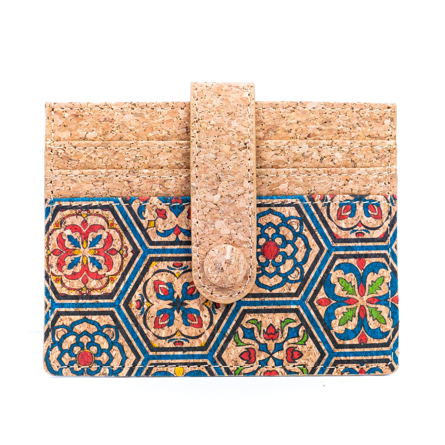 Cork Card Wallets in Diverse Patterns BAG-2309
